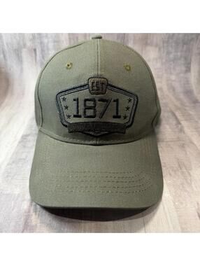 NRA EST. 1871 National Rifle Association Green Embroidered Hat Hook & Loop Cap